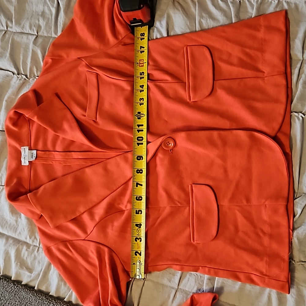 Orange/Red Blazer - Picture 6 of 7